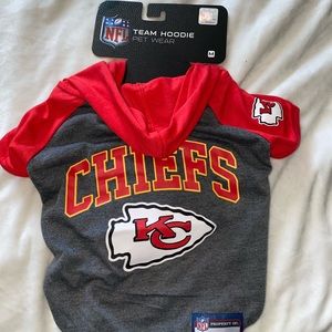 NFL Chiefs pet hoodie